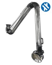 Absaugarm-200-2,0m-EDELSTAHL-stehend Absaugarm-200-2,0m-EDELSTAHL-stehend